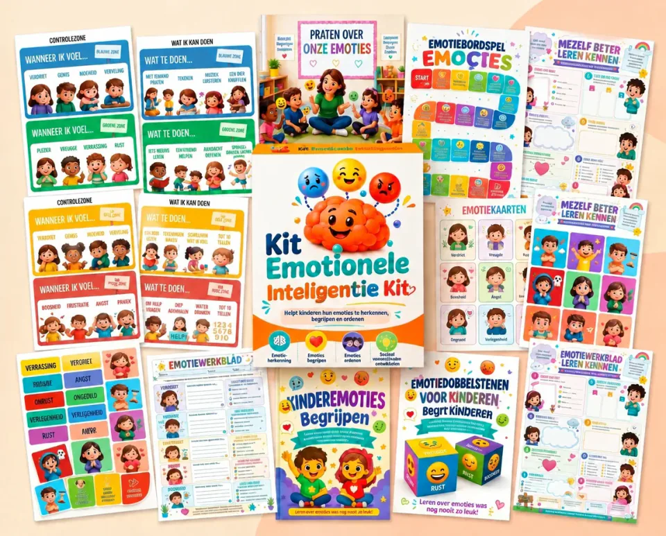 Alle materialen van de Emotionele Intelligentie Kit